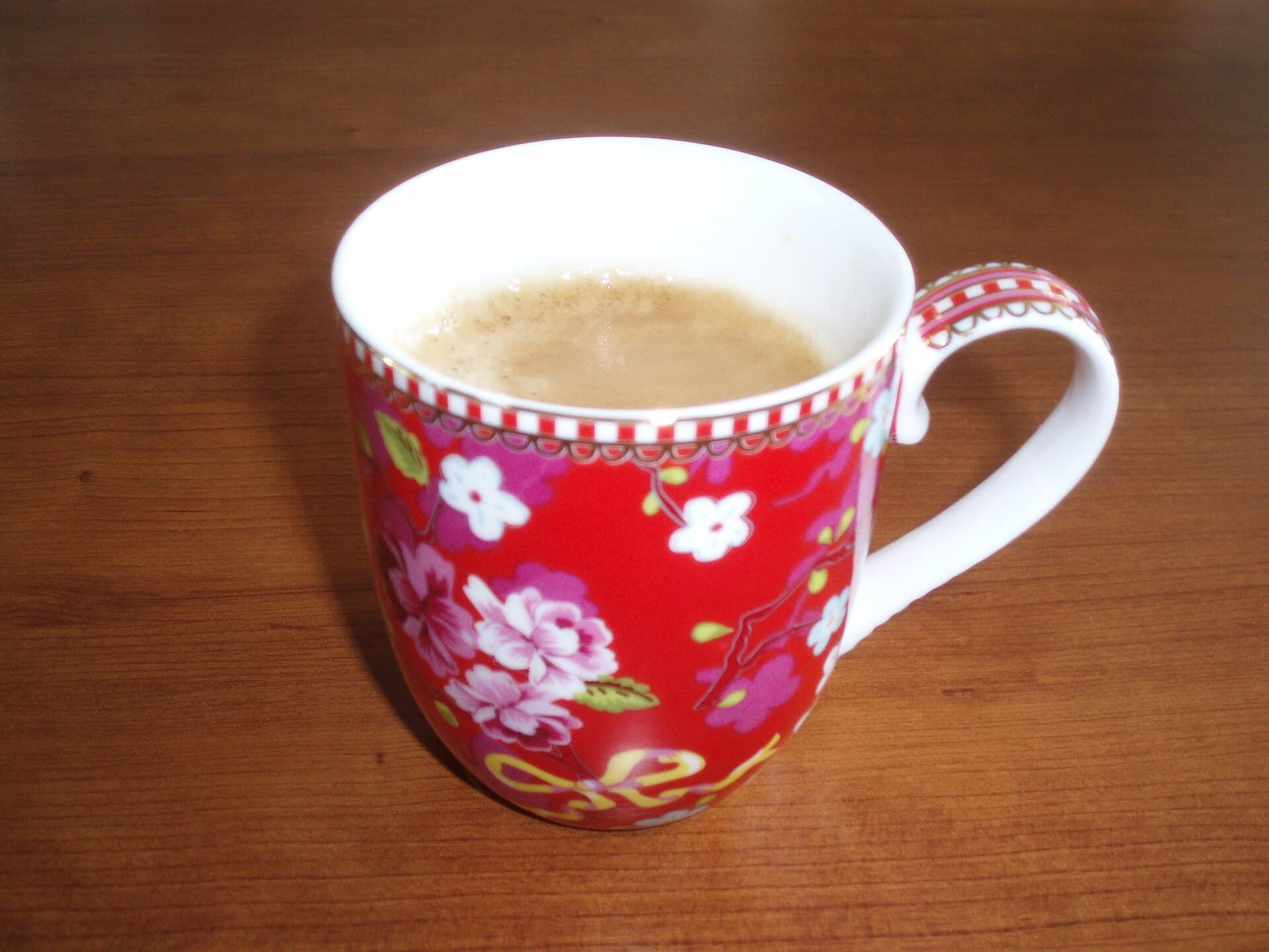 Espresso running from the portafilter